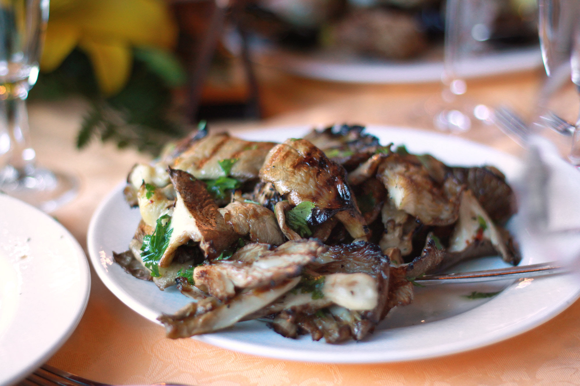 Restaurant Mushrooms