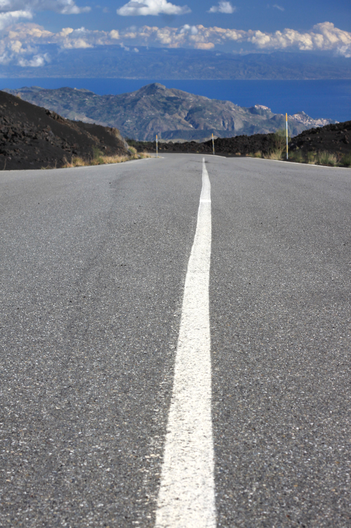 Road Serpentine Mount Etna